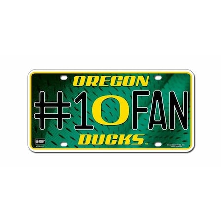 Rico Industries Oregon Ducks License Plate No 1 Fan 9474630315
